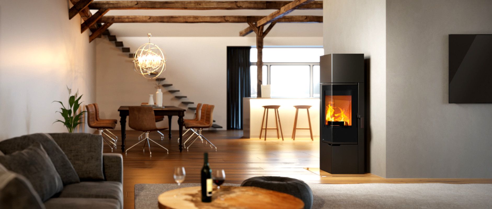 Poêle à bois RIKA FORMA