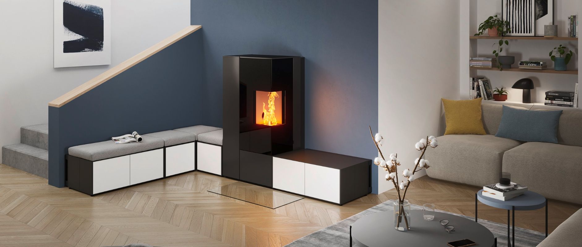 Poêle modulaire RIKA CONNECT